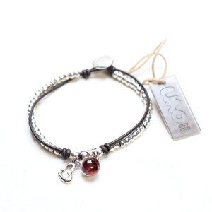 Uno De 50 Silver Tone Ser Fascinante Purple Bracelet $80